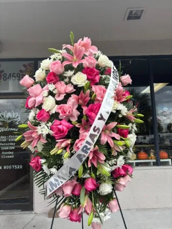 Pink and White sympathy