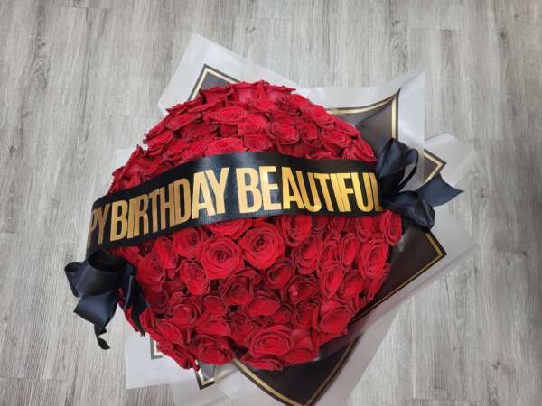 125 RED ROSE BOUQUET VALENTINE BEST SELLER!