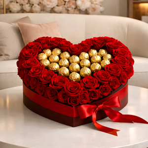 Passion able Arrangement heart shaped box VALENTINE SPECIAL!