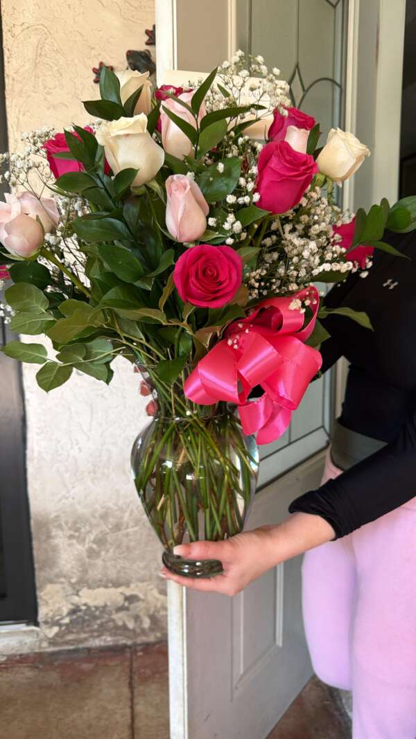 Mix flower arrangement deluxe edition