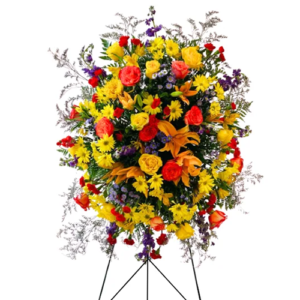 Love Lives Standing spray and Wreaths