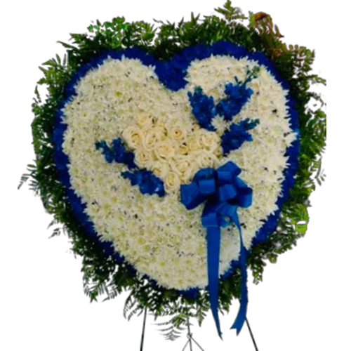 Precious Soul SPRAYS AND WREATHS with 50 white roses