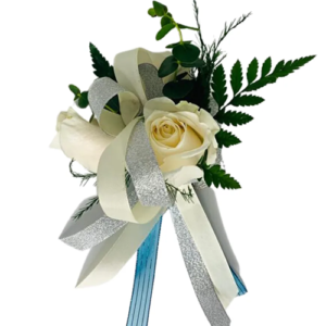 Roses With Green Touch Corsage