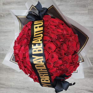 125 red roses happy BIRHTDAY LUXE EDITION!!